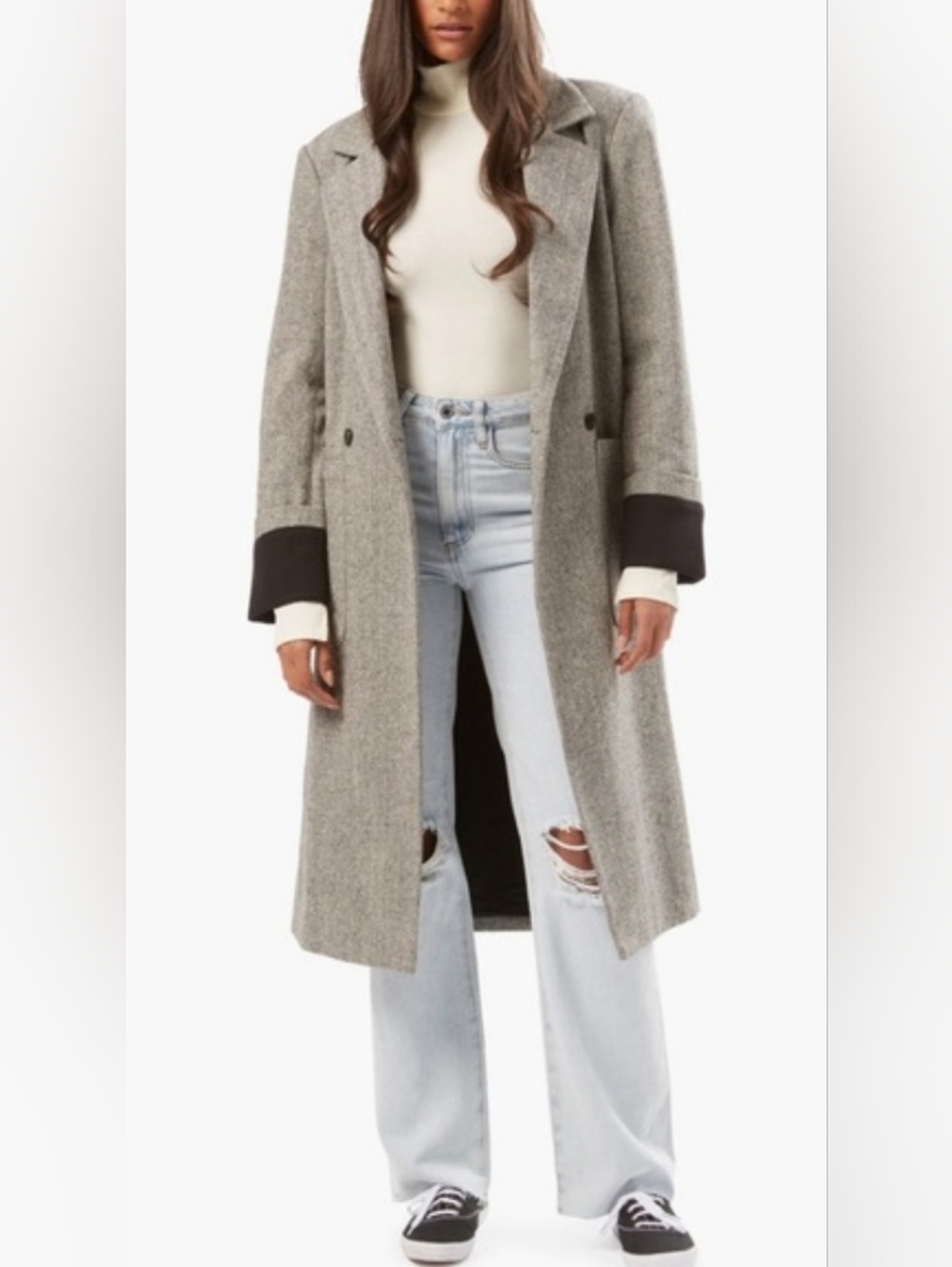 WeWoreWhat Longline Blazer Jacket Medium